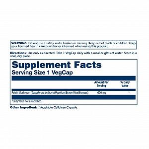 Reishi Mushroom 600mg 100ct synthetic.ua - Фото 1