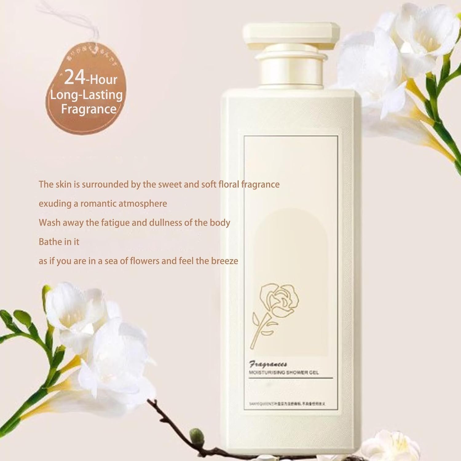 Гель для душу Парфумований зволожуючий 800 мл, фото №3