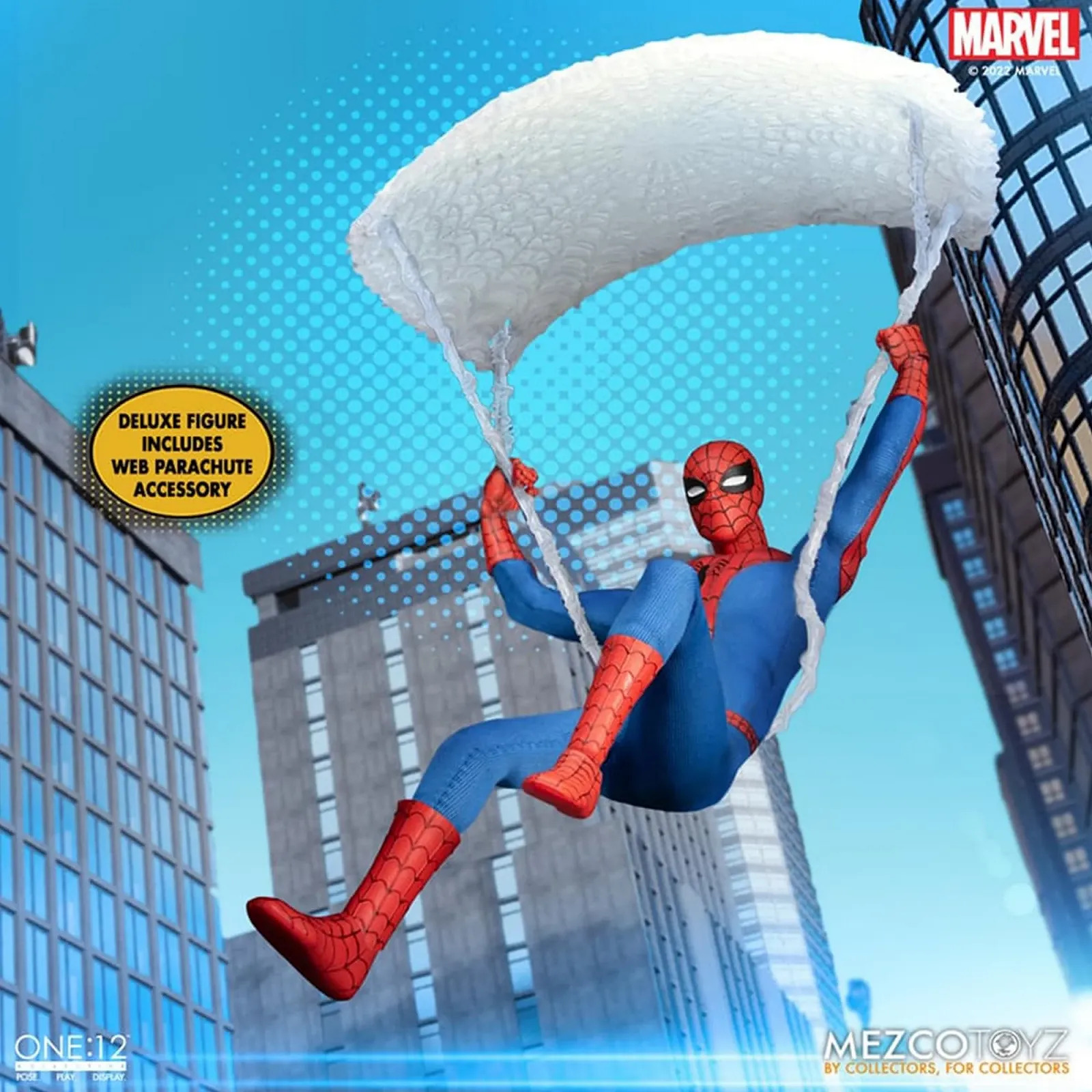 Колекційна фігурка Mezco One:12 Deluxe Edition The Amazing Spider-Man деталізована пластикова, фото №4
