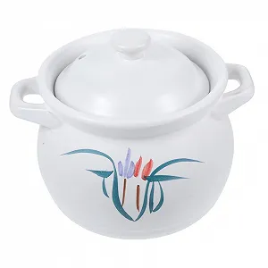 Кастрюля VALICLUD 2 л керамическая термостойкая с крышкой - Фото 1