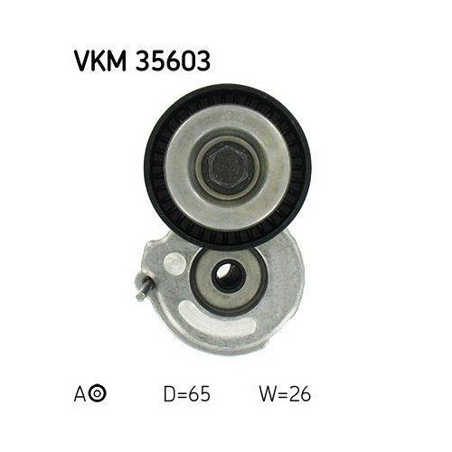 Натягувач поліклинового ременя SKF VKM 35603 для ALFA ROMEO FIAT LANCIA OPEL, фото №2