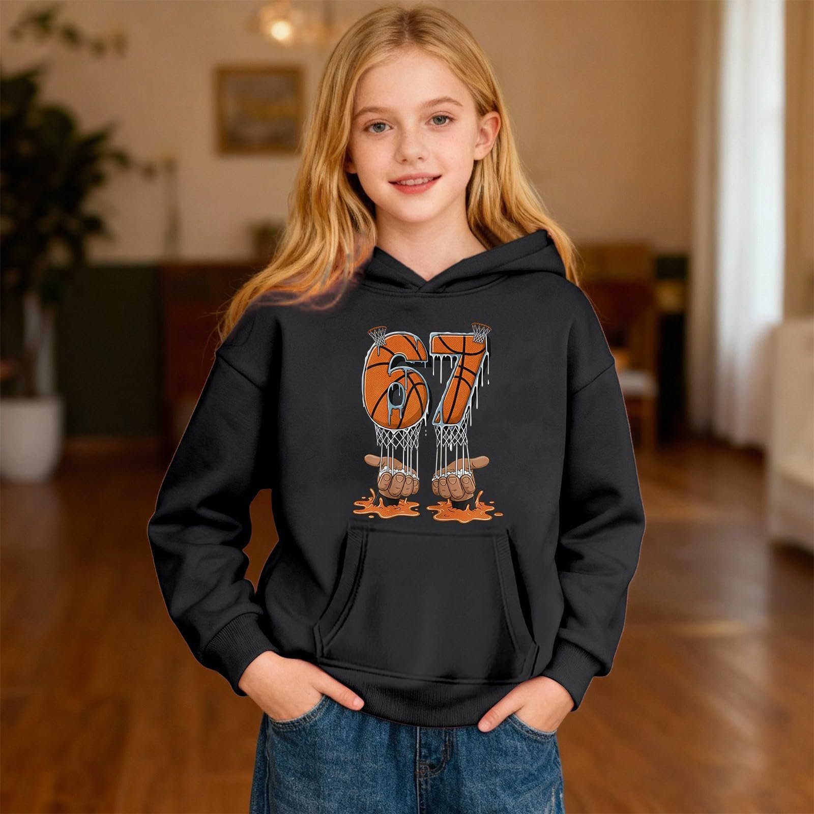 Худі 67 Six Seven для хлопчиків і дівчаток Унісекс, фото №5