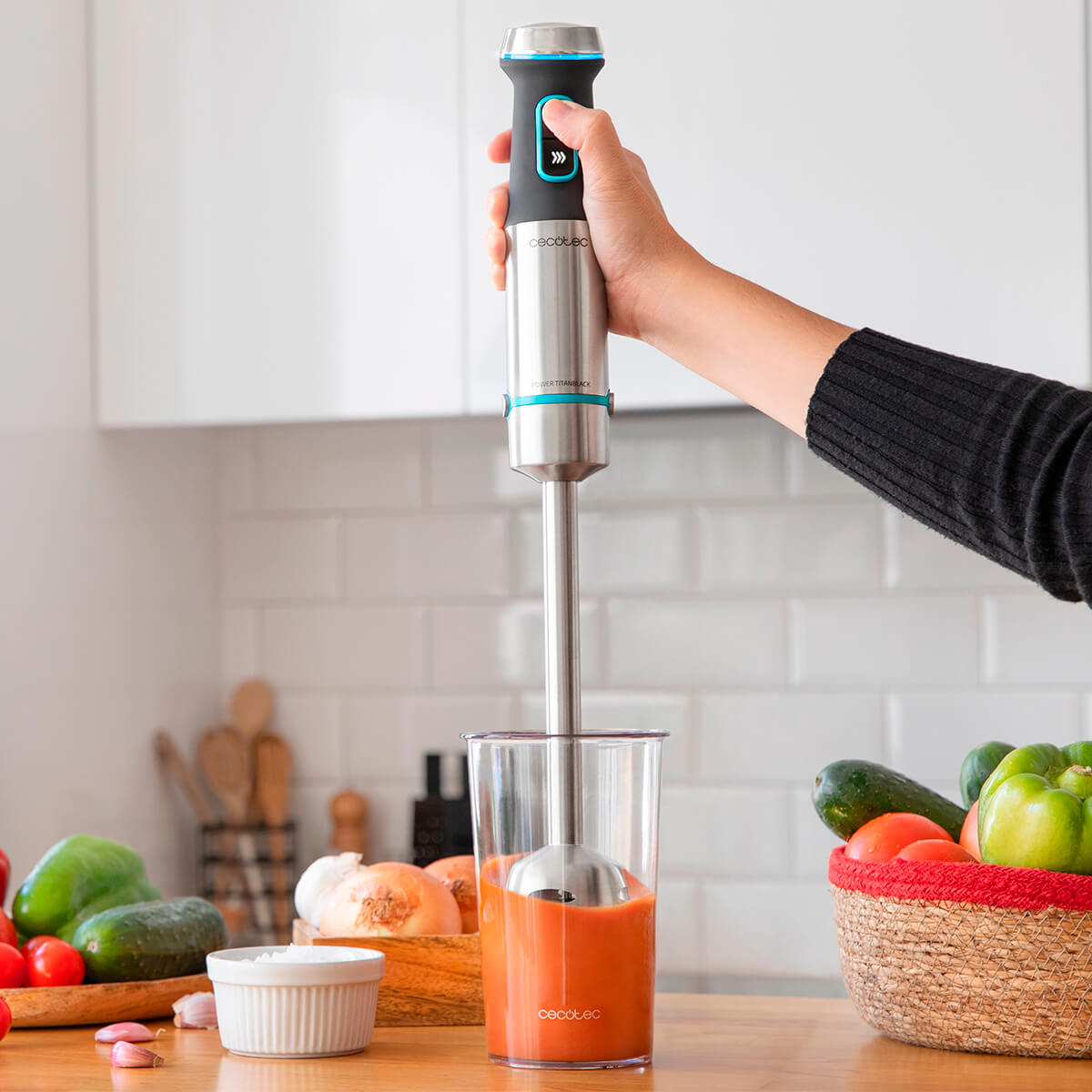 Блендер CECOTEC Power TitanBlack 1200 XL Cream & Crush, фото №4