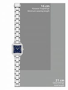 Женские часы Eastside 10080131, аналоговые, кварцевый механизм, серебряный браслет из нержавеющей стали, без мотива synthetic.ua - Фото 1