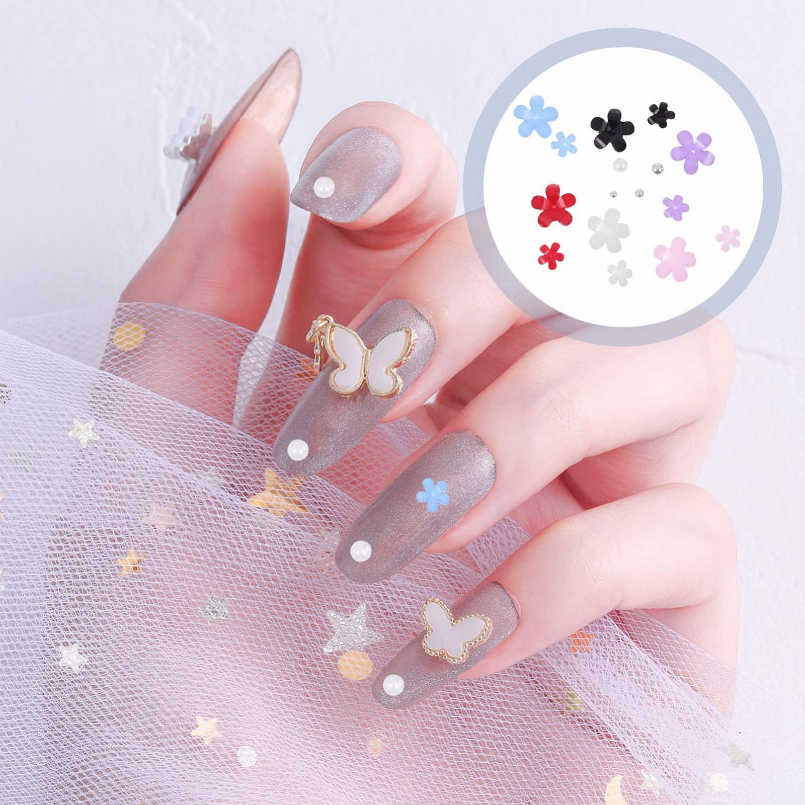 Квітка Набір для декорування із змішаних смол 6 штук Упаковка з 6 штук, фото №8