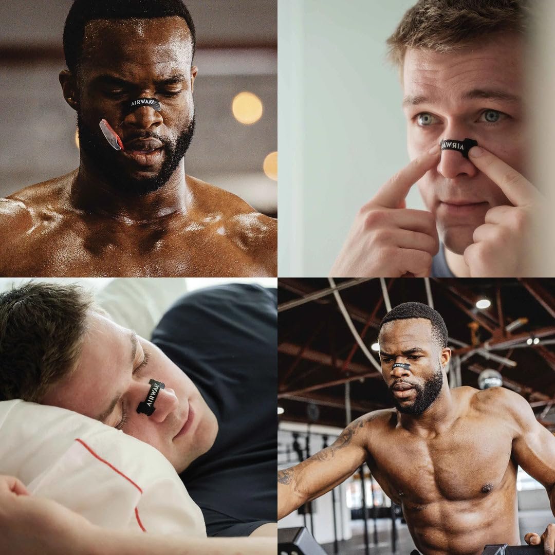 Смужки для носа AIRWAAV (30 шт.)  для збільшення поглинання кисню, зменшення хропіння, поліпшення якості сну та відновлення, фото №8