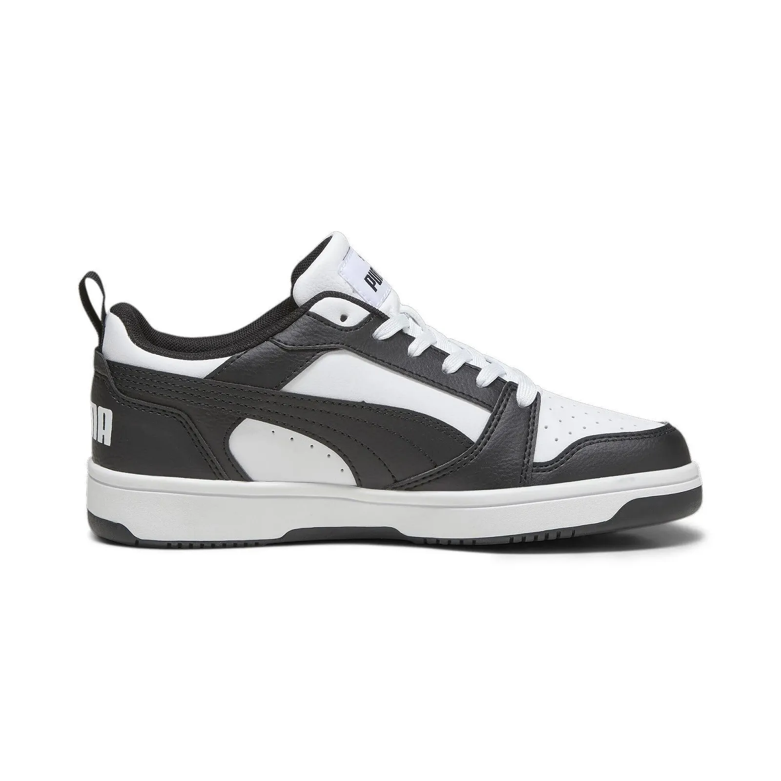 Кроссовки Puma Rebound V6 Lo Jr Унисекс Детские Белый PUMA/Черный/Зеленый (White PUMA Black Archive Green), 33 EU, фото №6 Кроссовки Puma Rebound V6 Lo Jr Унисекс Детские Белый PUMA/Черный/Зеленый (White PUMA Black Archive Green), 33 EU, фото №6