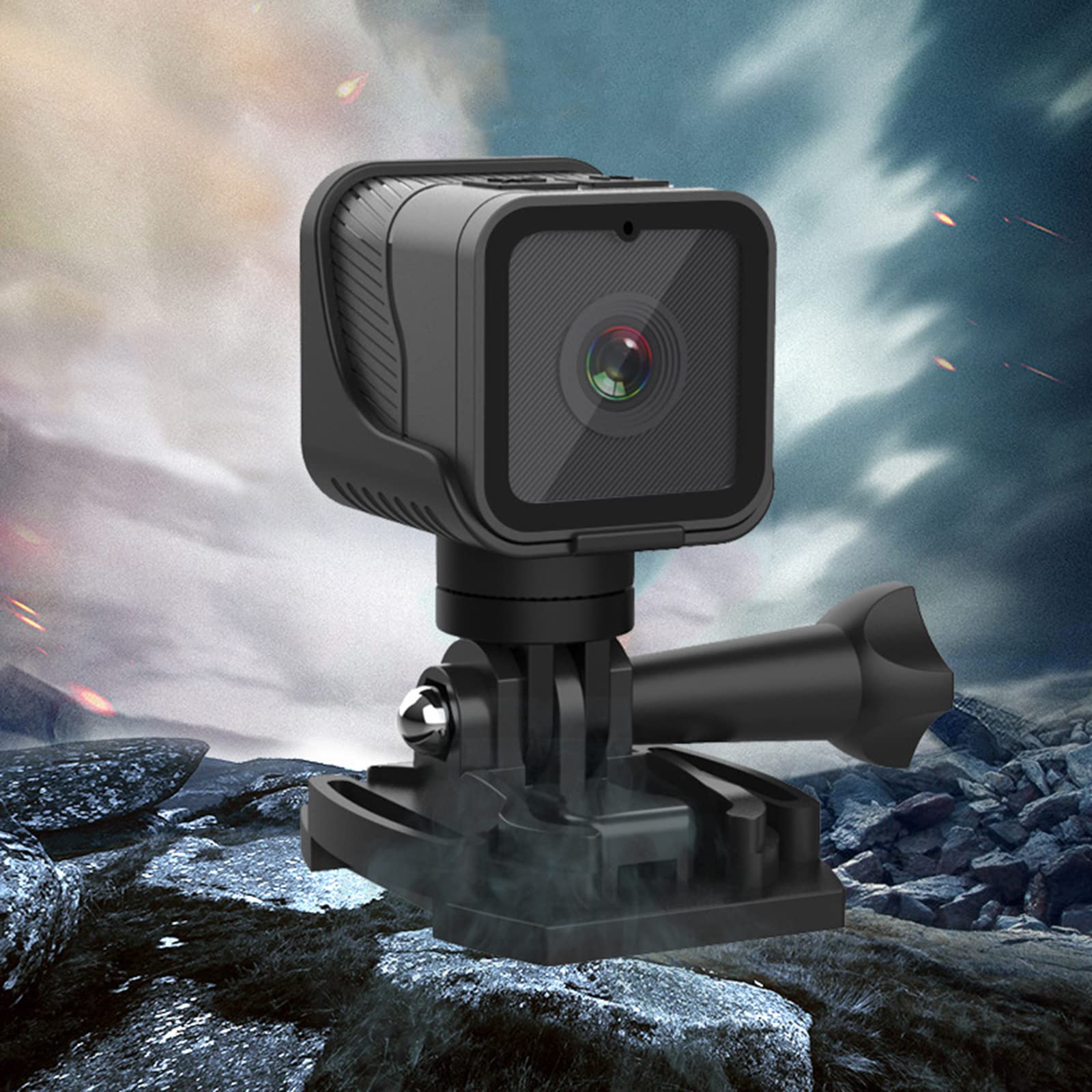 Екшн-камера Rehomy Mini 1080P Wireless WiFi Waterproof Splashproof Portable DV Sport для походів велоспорту катання на лижах, фото №7
