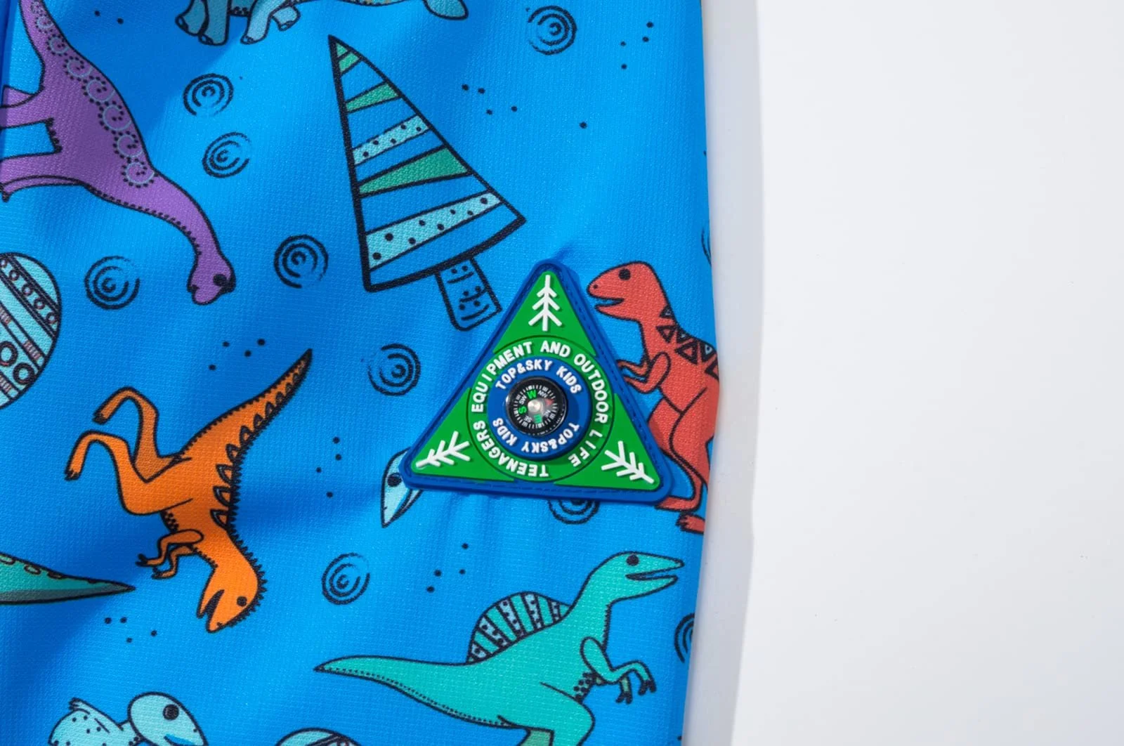 Дитяча дощова куртка LAUSONS Перехідна куртка для малюків Динозаври Водонепроникна, фото №7