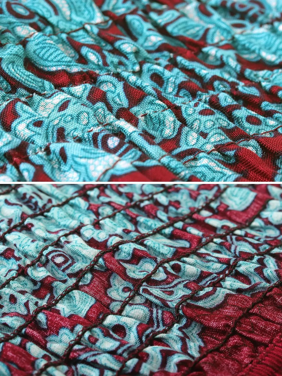 Спідниця максі Богемна Жіноча Асиметрична, фото №3