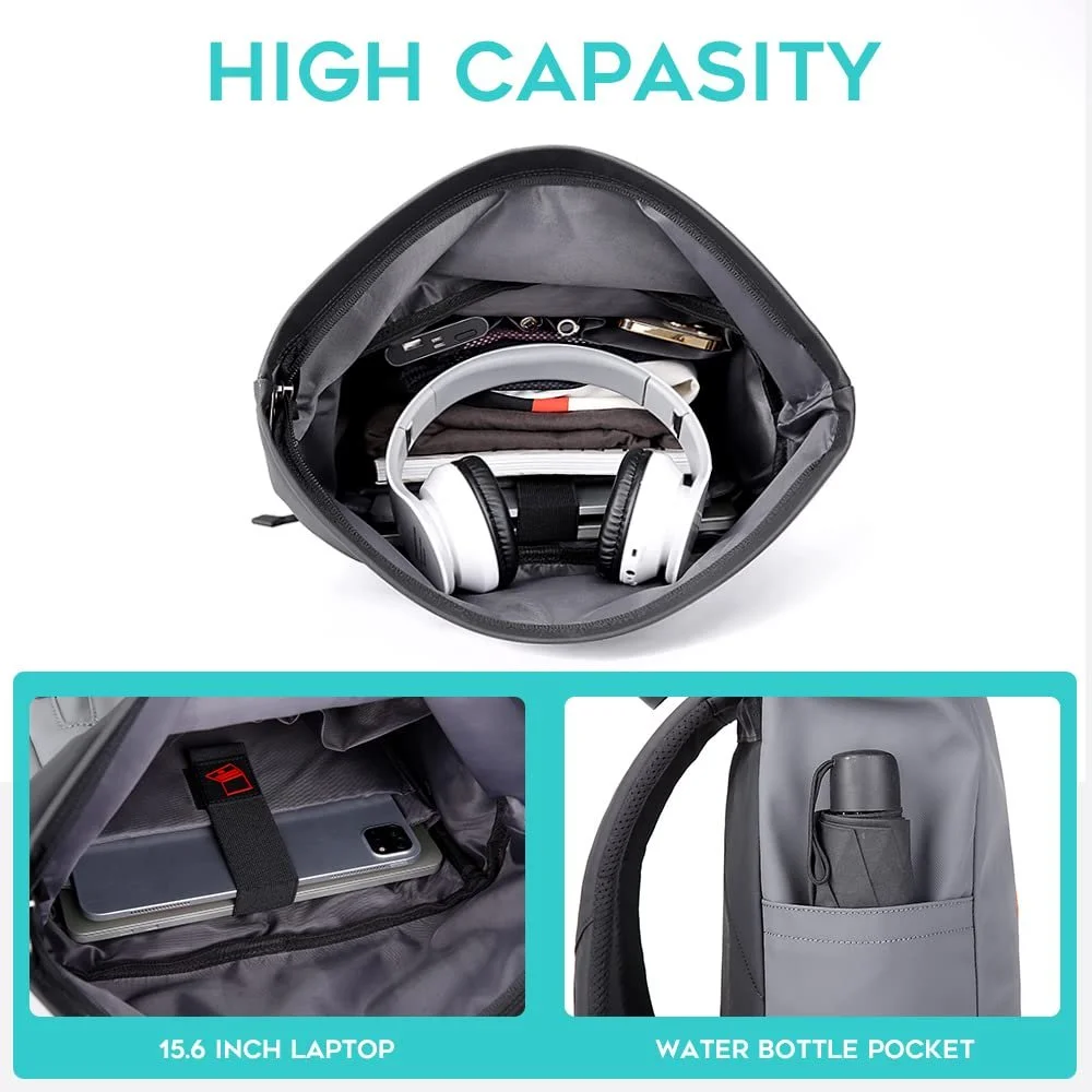 Рюкзак для ноутбука BANGE Casual Square Waterproof большой емкости, фото №2