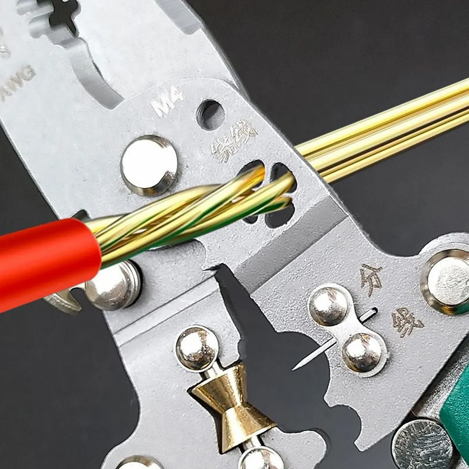 Инструмент для резки и зачистки проводов прочные клещи эргономичный устойчивый к ржавчине противоскользящий, фото №7