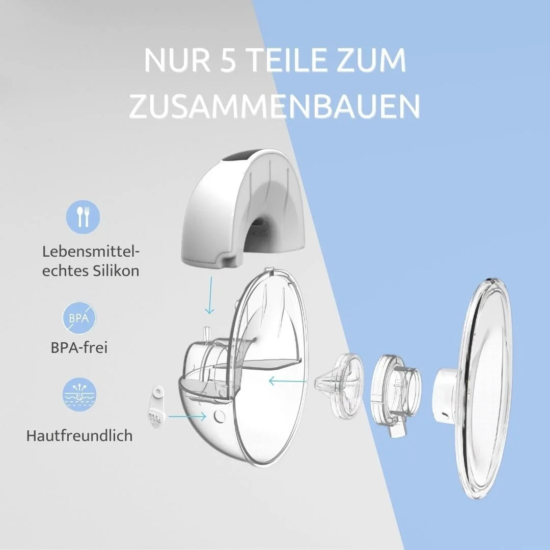 Електричний молоковідсмоктувач Emy Pump Hands-Free 4 розміри воронок LED-екран 3 режими 9 рівнів, фото №6 Електричний молоковідсмоктувач Emy Pump Hands-Free 4 розміри воронок LED-екран 3 режими 9 рівнів, фото №6