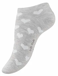 Носки Vincent Creation 8 пар Женские спортивные носки, носки в полоску или однотонные с сердечками synthetic.ua - Фото 1