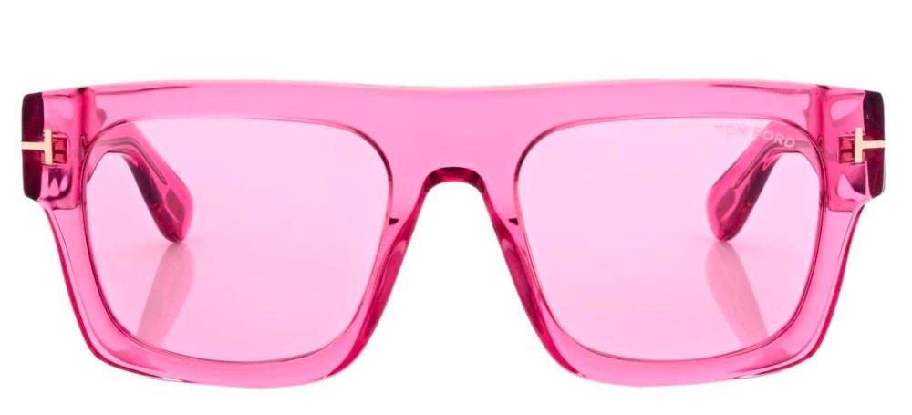 Сонцезахисні окуляри Унісекс Tom Ford FAUSTO FT 0711 Блискучий Прозорий Фуксія/Рожевий 53/20/145, фото №2 Сонцезахисні окуляри Унісекс Tom Ford FAUSTO FT 0711 Блискучий Прозорий Фуксія/Рожевий 53/20/145, фото №2