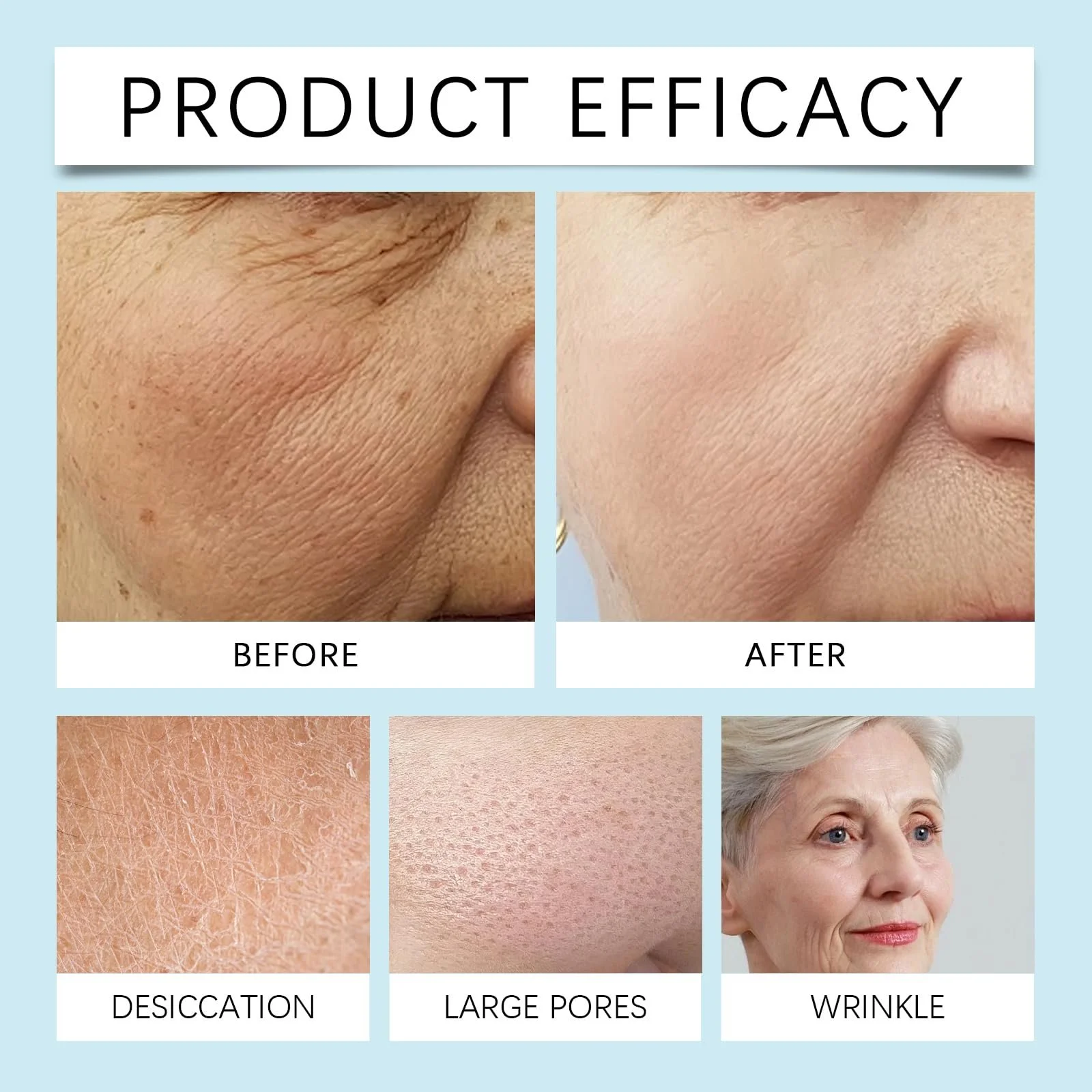 Маска для обличчя Tkekruh Набір з 8 масок для контролю шкірного сала Зволоження та Омолодження, фото №5