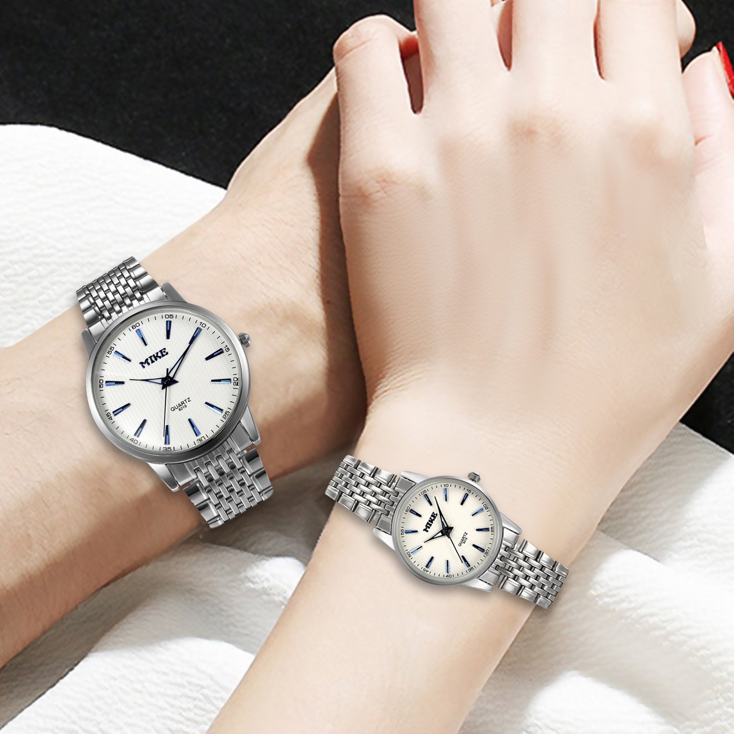 Годинник JewelryWe Fashion Business Casual Analogue Quartz Чоловічий та жіночий Сріблястий, фото №5 Годинник JewelryWe Fashion Business Casual Analogue Quartz Чоловічий та жіночий Сріблястий, фото №5