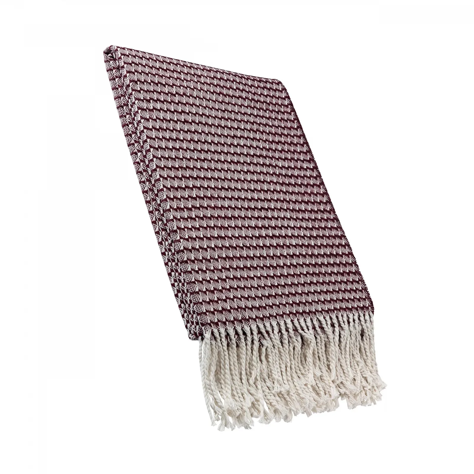 Покривало LuckyBlankets Berlin Бавовна 140 x 200 см Сливовий, фото №1