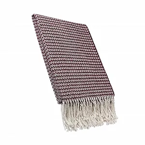 Покривало LuckyBlankets Berlin Бавовна 140 x 200 см Сливовий - Фото 1