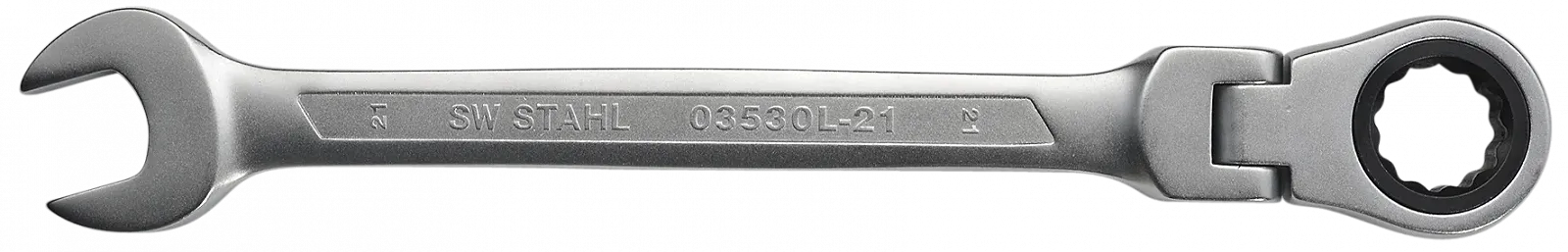 Комбінований тріскачковий ключ SW-STAHL 03530L-21 21 мм з шарніром, фото №1