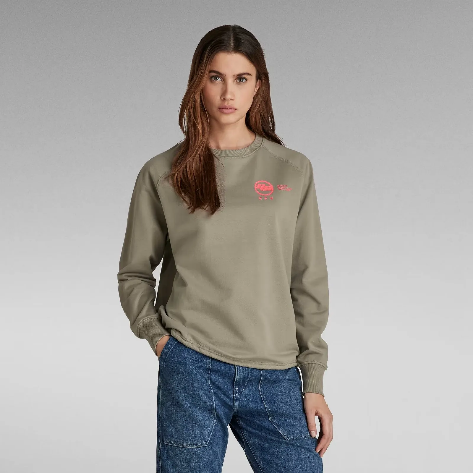 Жіночий світшот G-Star RAW Fish Tail Graphic Sweat - S, фото №1