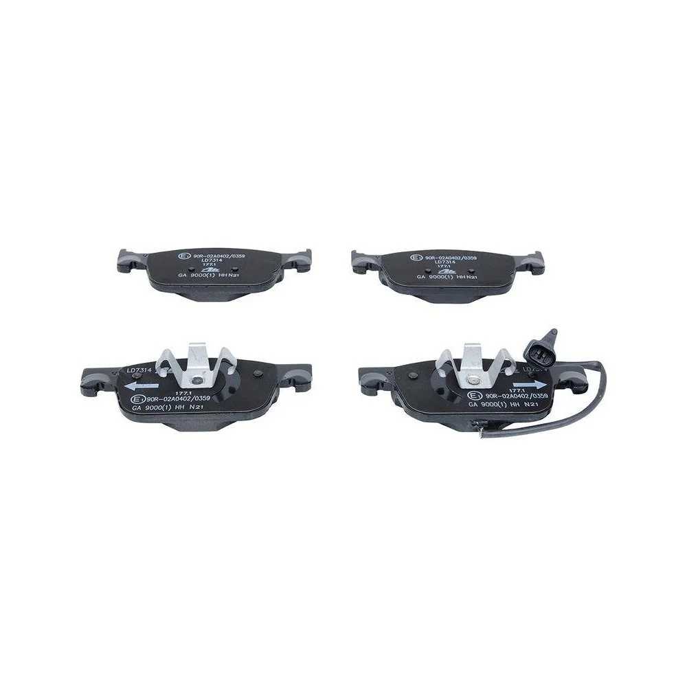 Комплект гальмівних колодок, дискове гальмо ATE Ceramic 13.0470-7314.2 для VAG, фото №1