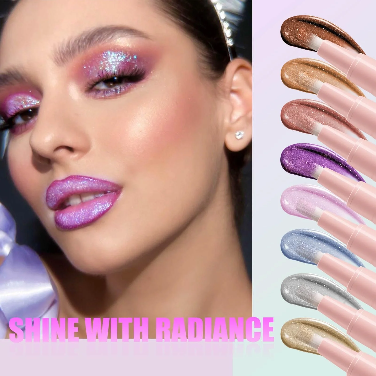 Набор теней для век Multichrom 3 цвета Многомерный макияж, фото №7 Набор теней для век Multichrom 3 цвета Многомерный макияж, фото №7