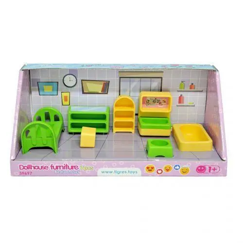 Набір меблів для ляльок спальня 7 деталей 39697, фото №1