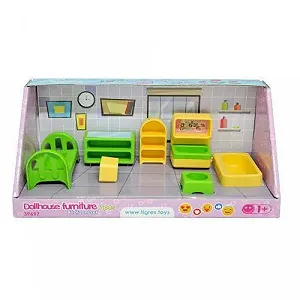 Набір меблів для ляльок спальня 7 деталей 39697 - Фото 1