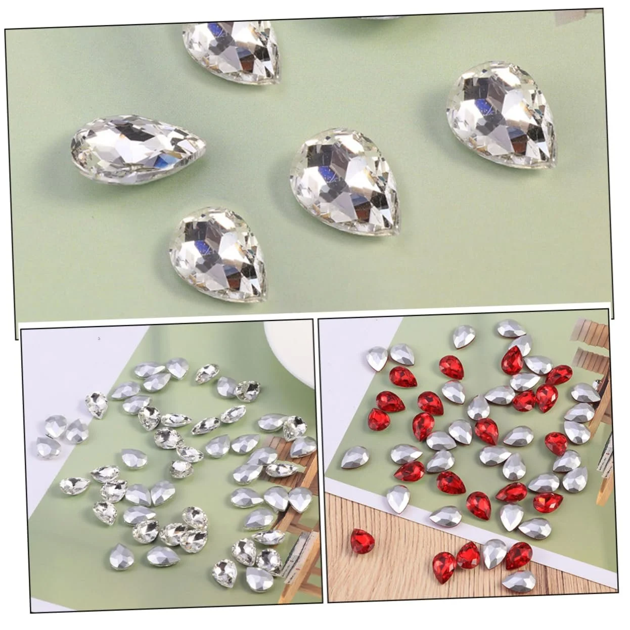 Стрази STOBOK Кристал Діамант 150 шт., фото №7