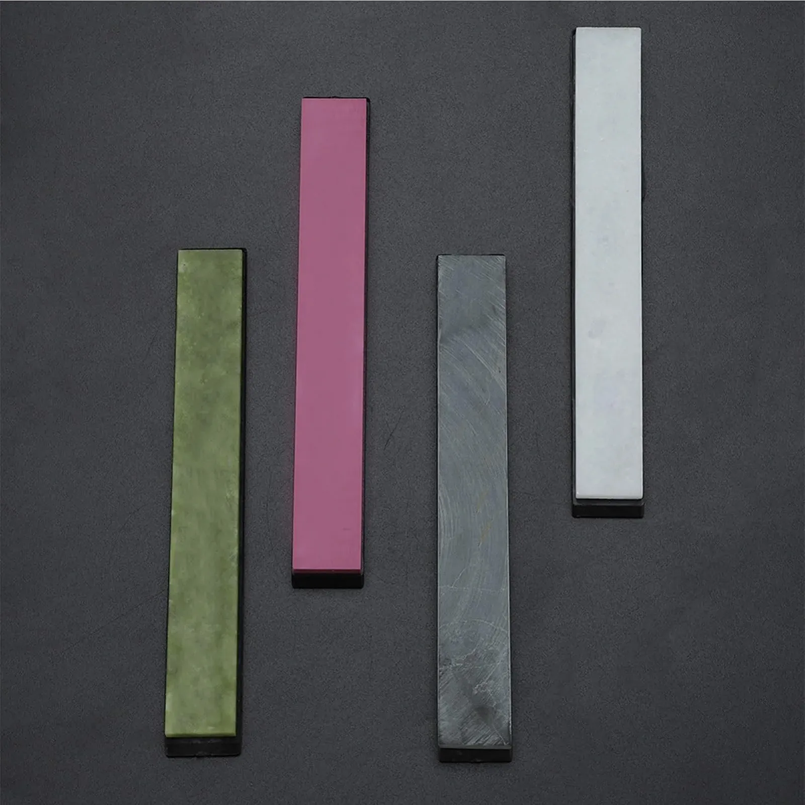 Набір точильних каменів 4 шт. з підставкою 150 x 20 x 5 мм, фото №4 Набір точильних каменів 4 шт. з підставкою 150 x 20 x 5 мм, фото №4