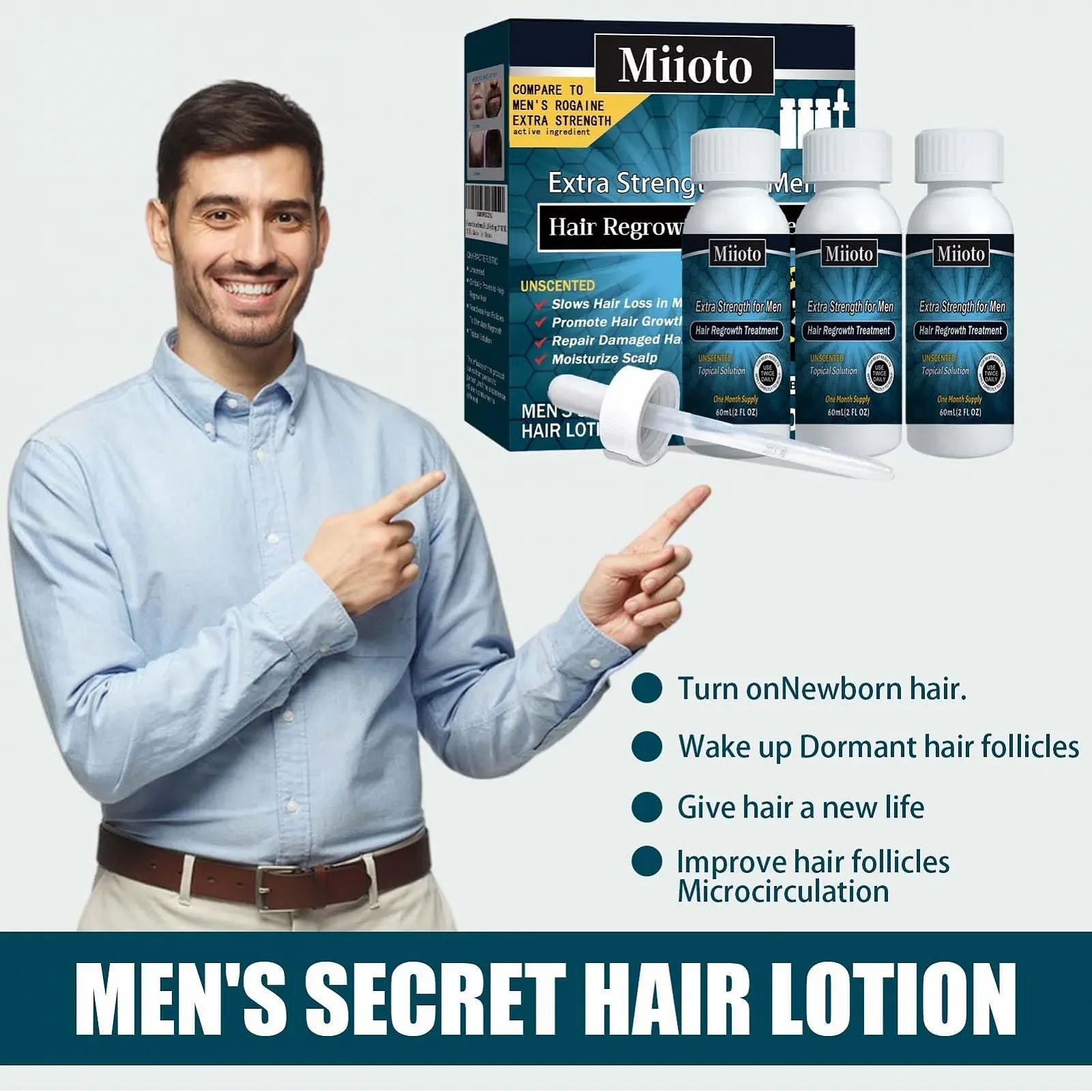 Сыворотка Miioto для роста волос, 180 мл, фото №3