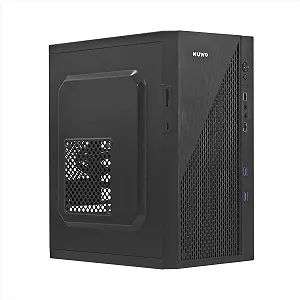 Корпус NUWO Leshi L703 / БП Nuwo 240W / Micro-ATX / 2xUSB 3.0 / 2xUSB 2.0 / Card Reader / Черный - Фото 1