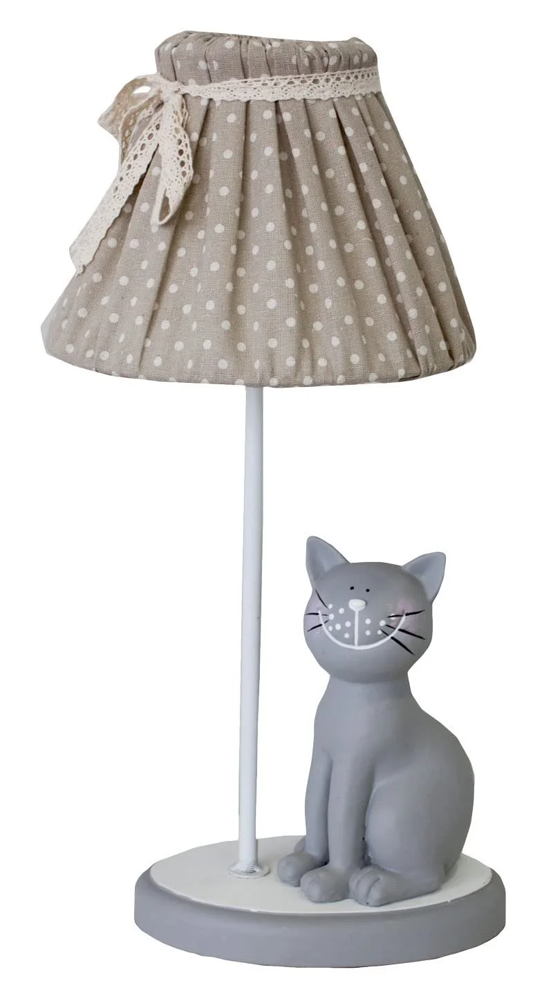 Настільна лампа Дерево Country House Shabby Тканинний абажур 60 см Бежева, фото №5