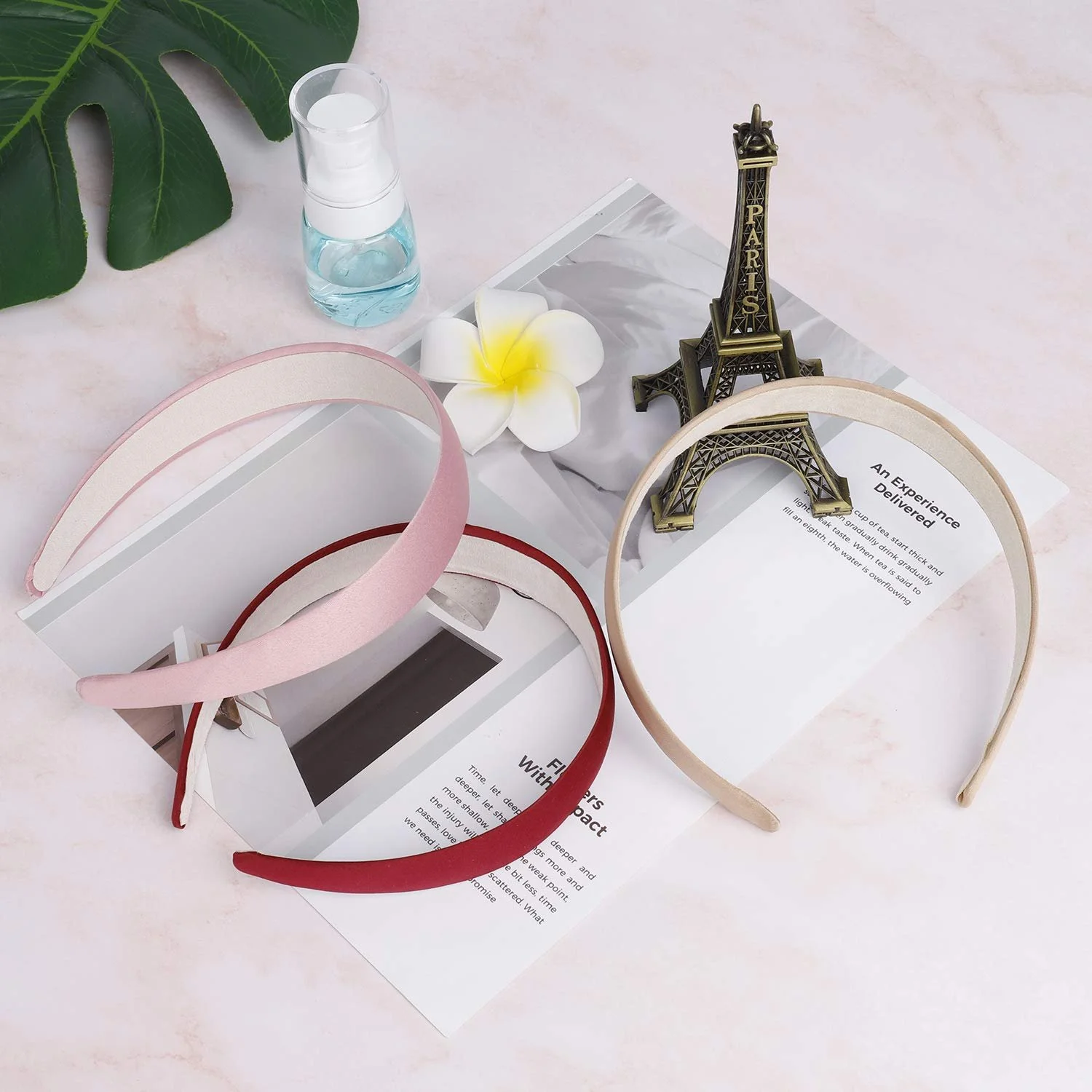 Обруч для волосся атласний, фото №2