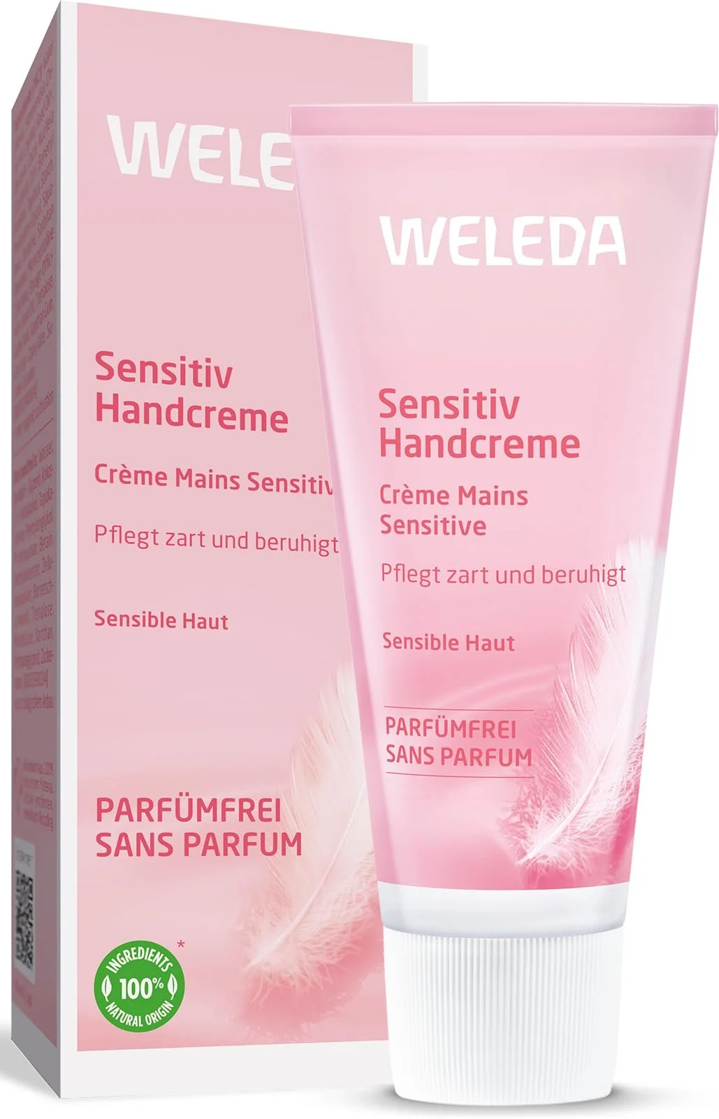 Крем для рук WELEDA Organic Sensitive Без запаха с органическим маслом жожоба и кокосовым маслом, фото №1