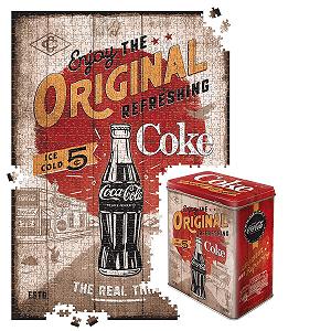 Пазл Nostalgic-Art Retro Coca-Cola Highway 66 1000 элементов 68 x 48 см в металлической коробке - Фото 1