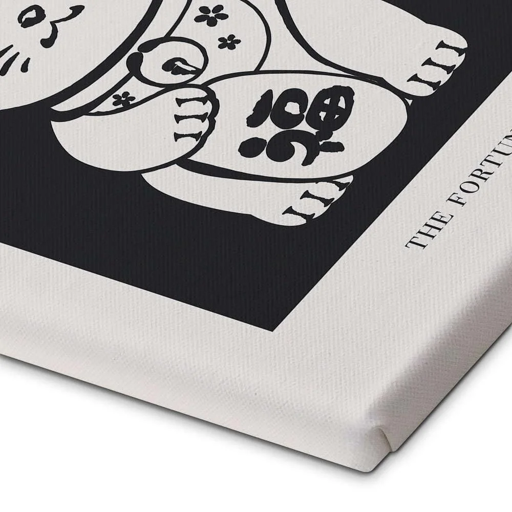 Картина на полотні Posterlounge Manekineko KsanaKalpa 50 x 70 см Чорно-біла, фото №3 Картина на полотні Posterlounge Manekineko KsanaKalpa 50 x 70 см Чорно-біла, фото №3