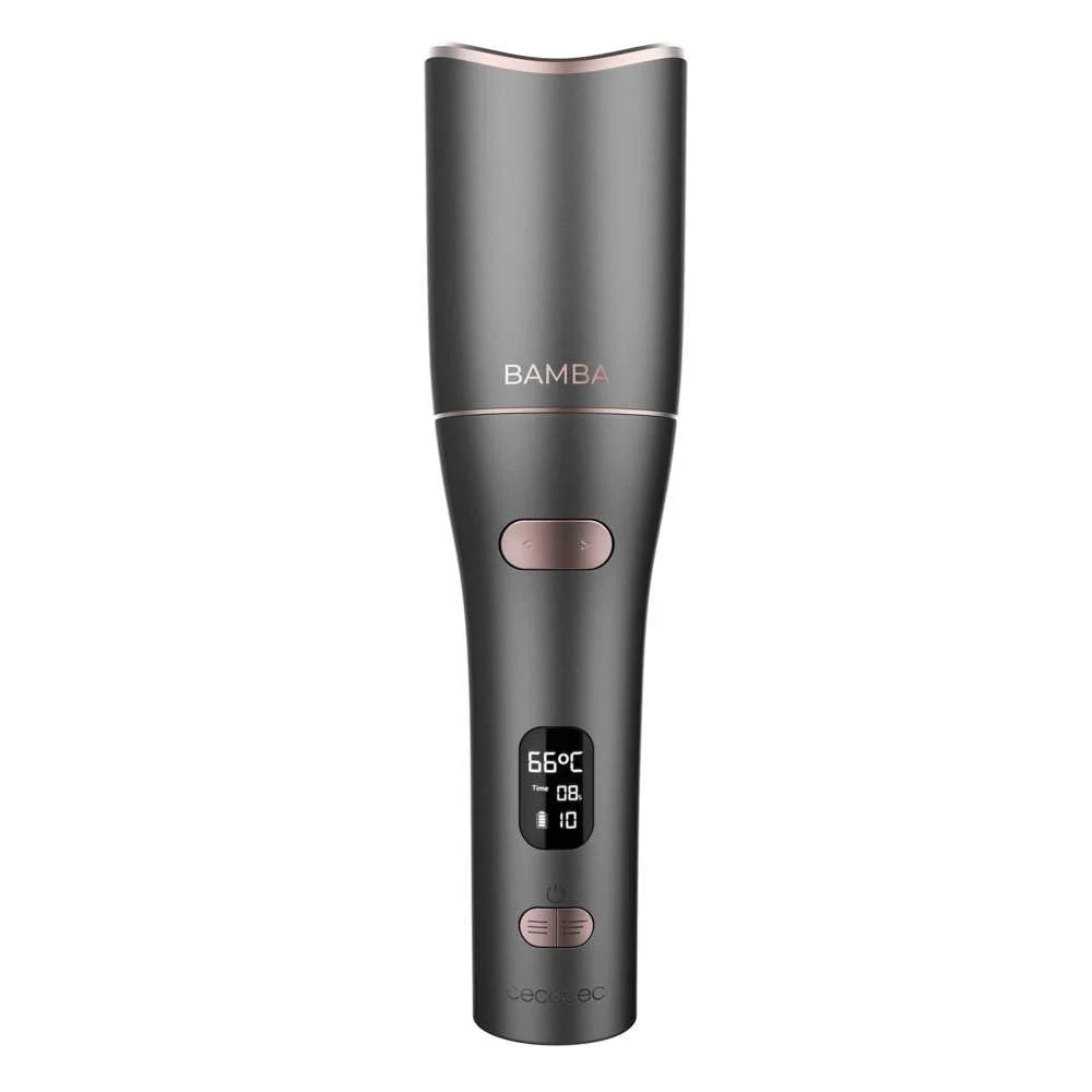 Плойка для завивки Cecotec Bamba SurfCare 850 Magic Waves Vision Керамический цилиндр LCD-экран Black, фото №2