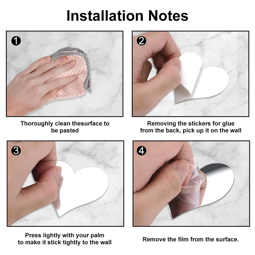 Наклейка на стіну дзеркальна LZYMSZ 3D Sunflower круглі акрилові Сріблястий, фото №6