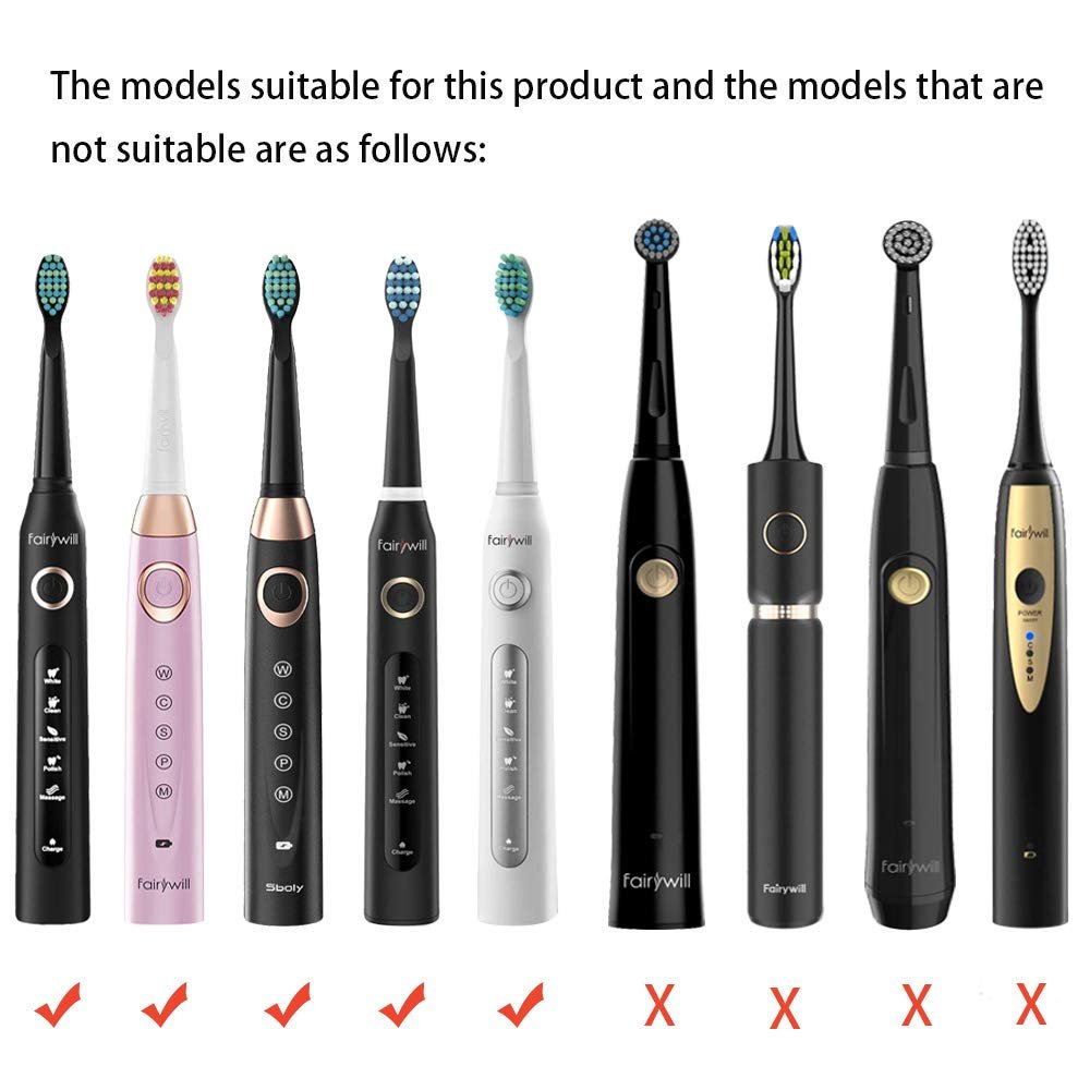 Дорожній футляр Nincha для електричних зубних щіток Fairywill/TEETHEORY/Seago/Dnsly Black/White, фото №6