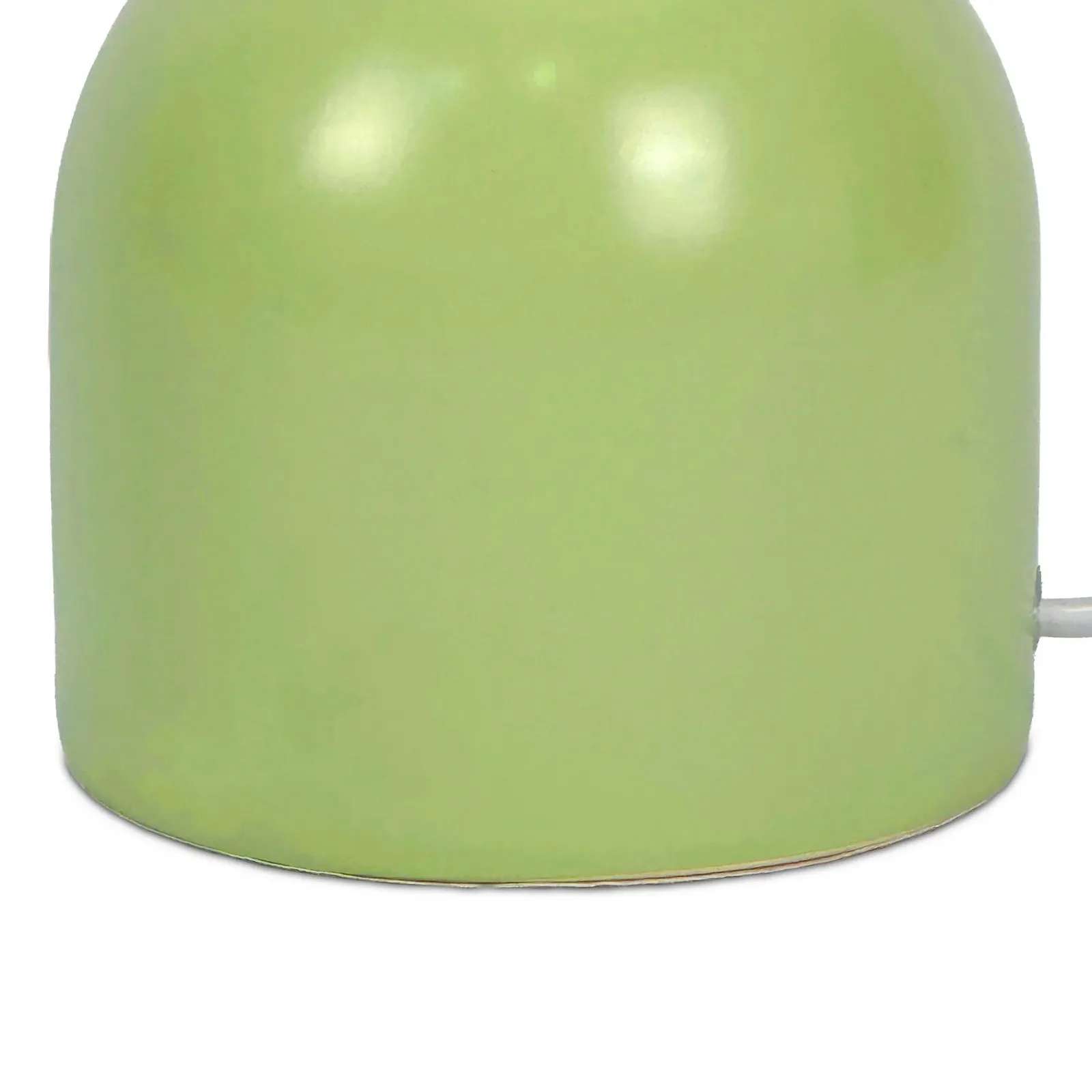 Настільна лампа Relaxdays Ceramic Base G9 21 x 11 cm Зелено-біла, фото №7