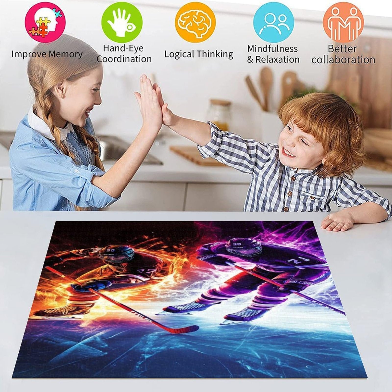 Пазл Ice Hockey 1000/2000 елементів 38 x 26 см, фото №3