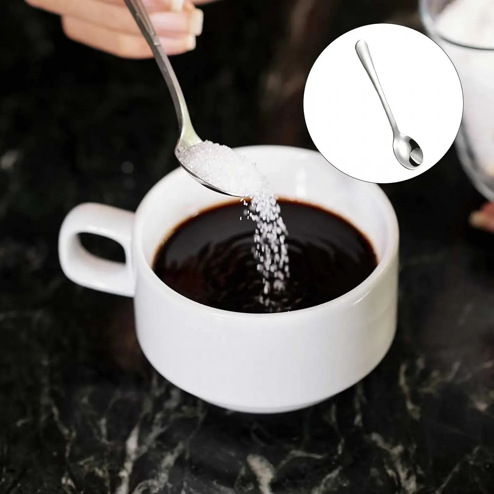 Набір з 8 Еспресо Ложок, Маленькі, фото №4