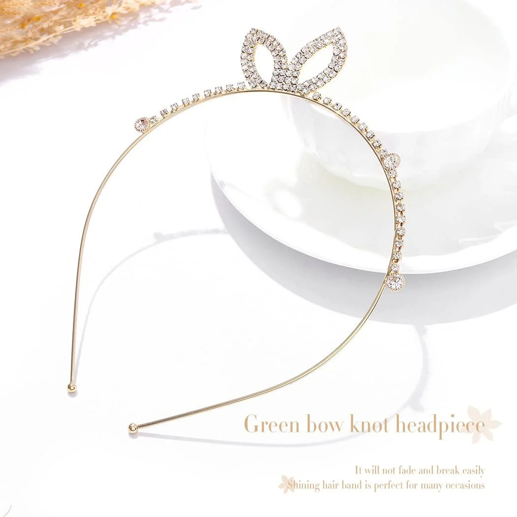 Обруч Reaky Хрустальный Ушки Кролика Золотой, фото №2 Обруч Reaky Хрустальный Ушки Кролика Золотой, фото №2