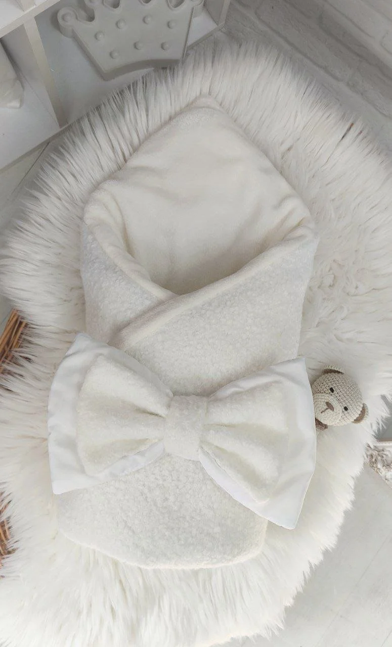 Теплий набір для новонародженогоТедді молочний, фото №3
