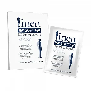 Маска для лица Linea Soft вискозный флис, набор 5 шт, увлажняющая, гиалуроновая кислота, антивозрастной - Фото 1