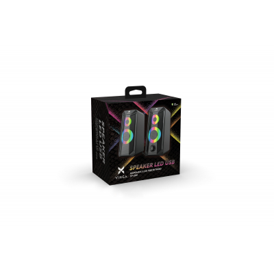 Акустическая система Vinga SP-200 LED USB Black, фото №6 Акустическая система Vinga SP-200 LED USB Black, фото №6