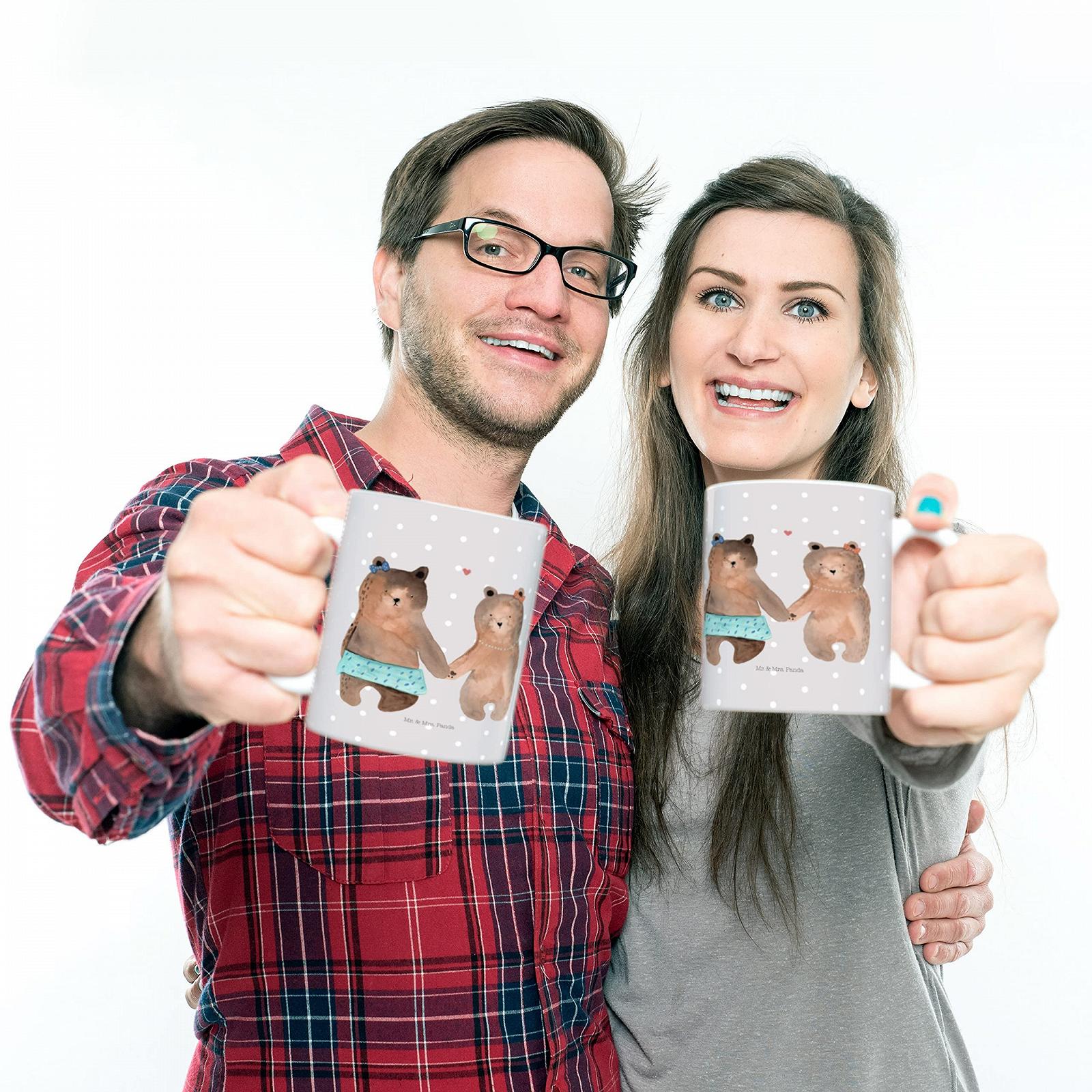 Дитяча Кружка Mr. & Mrs. Panda Ведмідь Пластикова Чашка, фото №5