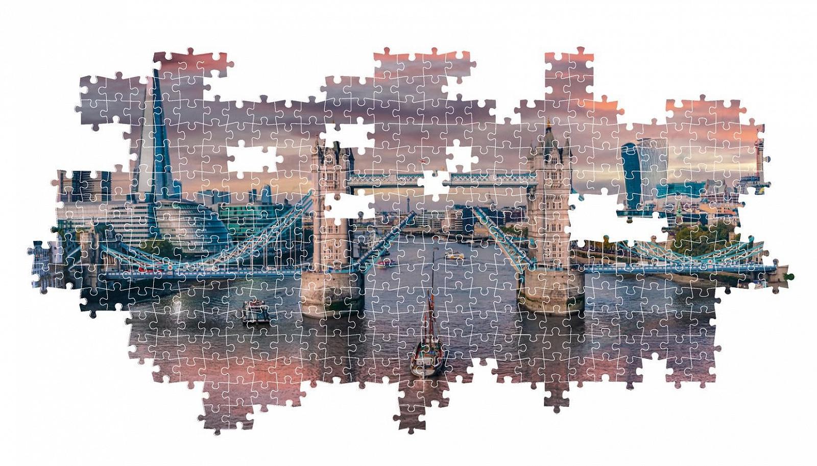 Пазл Clementoni Panorama HQ Across The River Thames 1000 деталей, фото №3